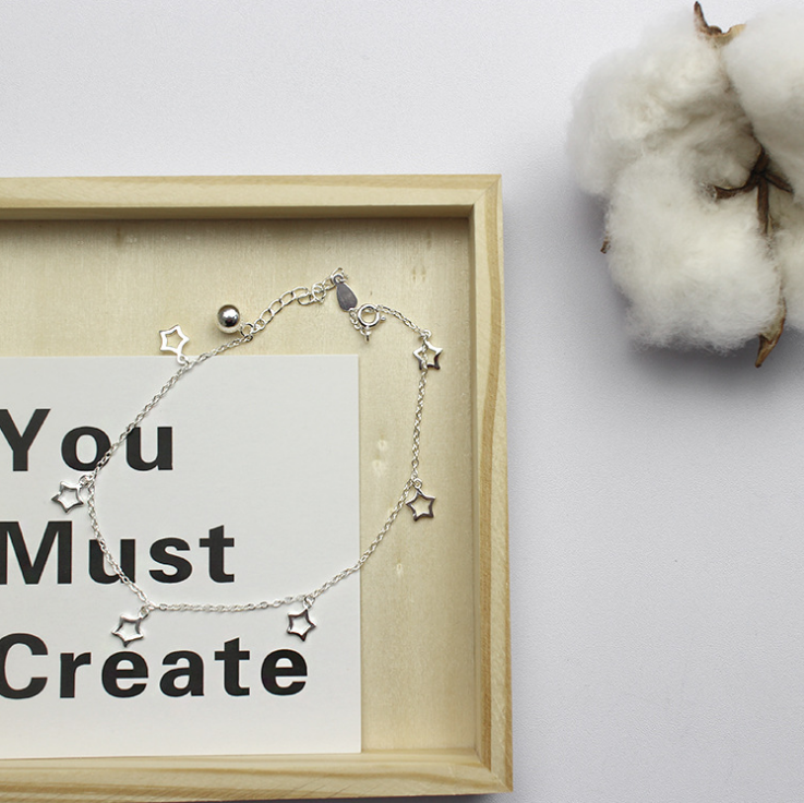 Bracelet de cheville Femme OTHER   en Argenterie - Ref 3103218 Image 3