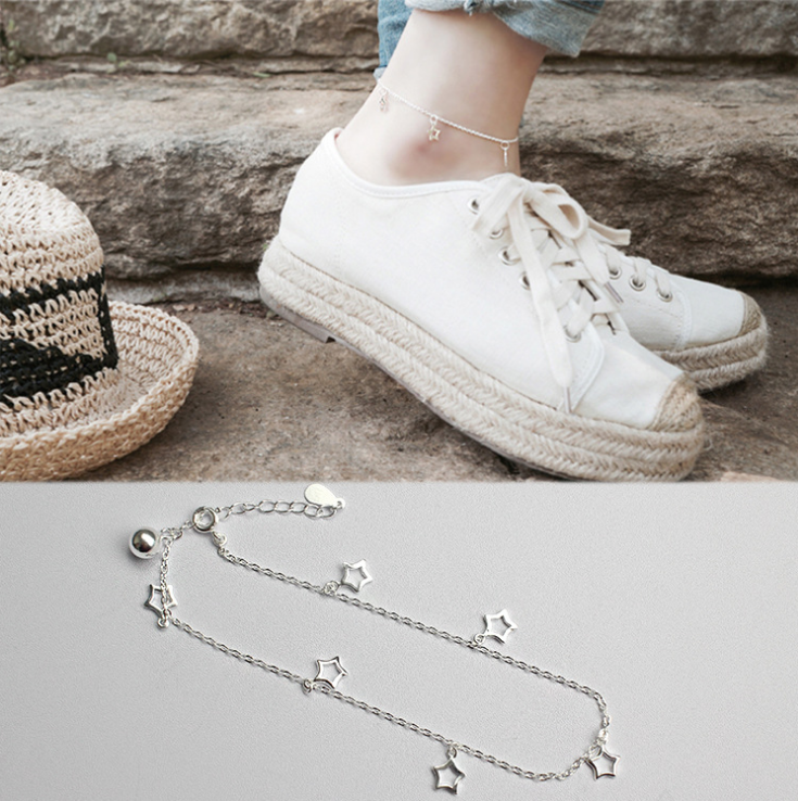 Bracelet de cheville Femme OTHER   en Argenterie - Ref 3103218 Image 1