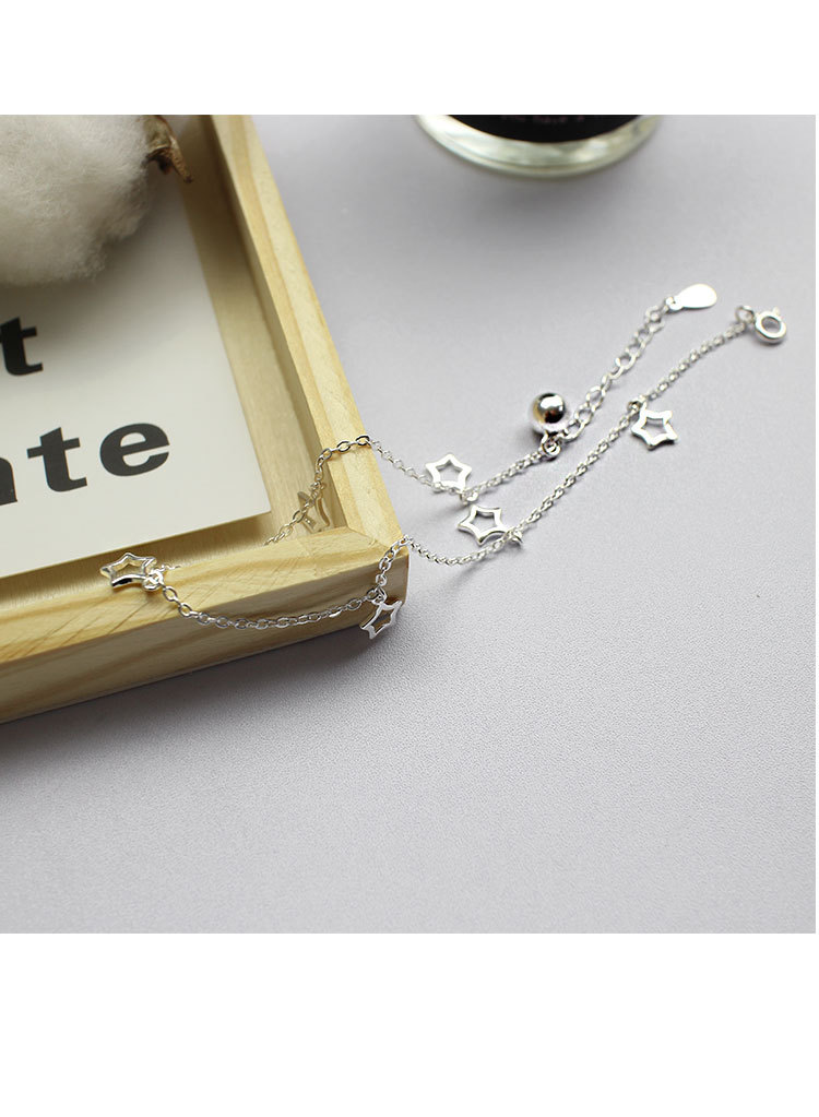 Bracelet de cheville Femme OTHER   en Argenterie - Ref 3103218 Image 12