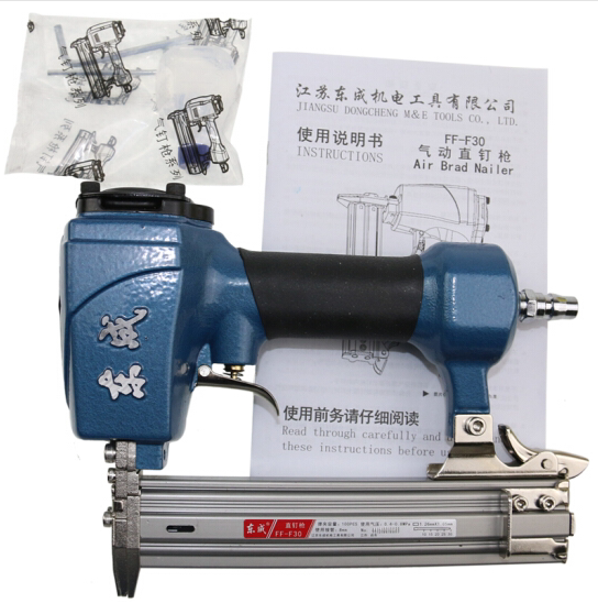 Dongcheng tools F30 straight nail gun pneumatic row nail gun pneumatic nail gun does not jam woodworking pneumatic nail gun pneumatic nailing