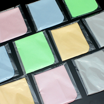 Independent packaging glasses cloth microfiber padded suede Island silk suede mobile phone film screen cleaning cloth