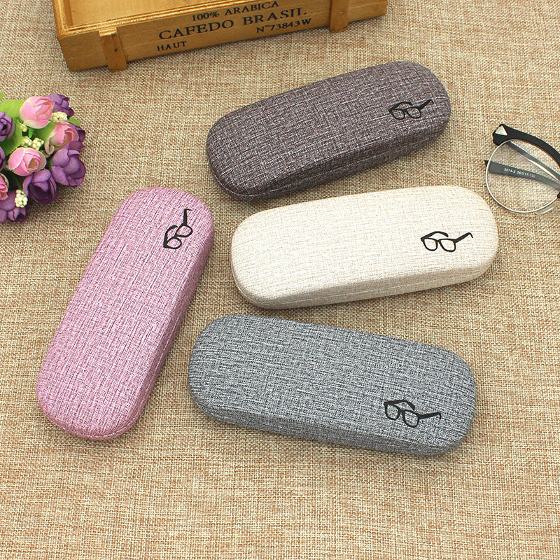 New near-view eye mirror box sunglasses sunglasses sunglasses box male style women's iron retro portable personality Old flower glasses box