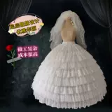 Оригинальная кружевная юбка, стиль Лолита, размер