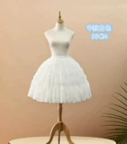 Регулируемая юбка «рыбья кость» в стиле Лолиты, юбка 45 см, короткая повседневная юбка средней длины в стиле Лолиты, нижняя юбка 60 см
