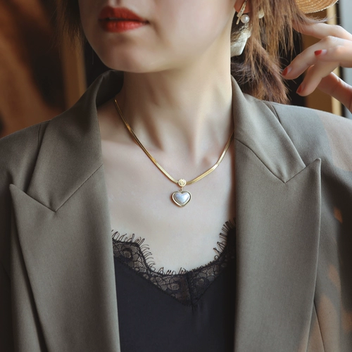 Сексуальное ожерелье, цепочка, не выцветает, легкий роскошный стиль