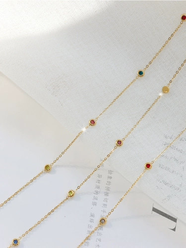 ZOXI Ожерелье из кварца, цепочка до ключиц, легкий роскошный стиль, французский стиль, изысканный стиль, подарок на день рождения, коллекция 2023