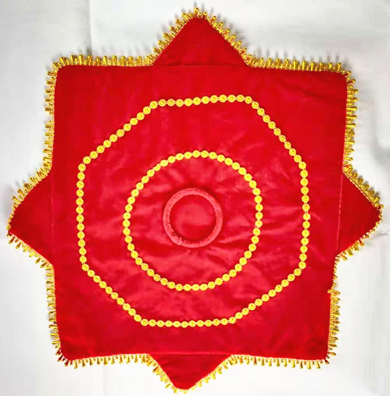 Dance turning towel Yang singer paddle square dance duo turning handkerchief performing props big red children adult