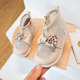 Girls shoes 2023 new children's shoes women's small leather shoes girls soft bottom breathable mesh girls princess shoes