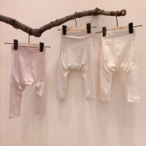 Baby big fart pants spring autumn high waist pure cotton elastic male and female baby large PP spandex with underpants and trousers external to wear