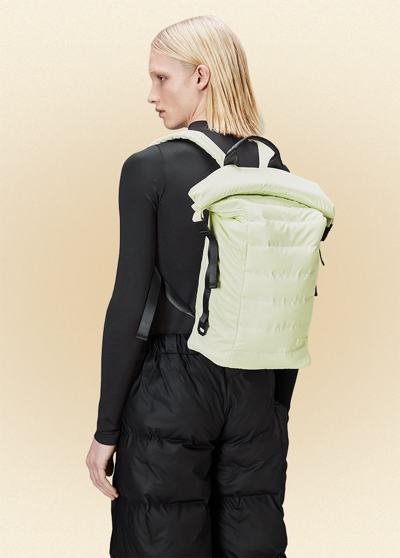 рюкзак rains 户外防水后揹包 软垫卷口肩包bator puffer backpack/14600