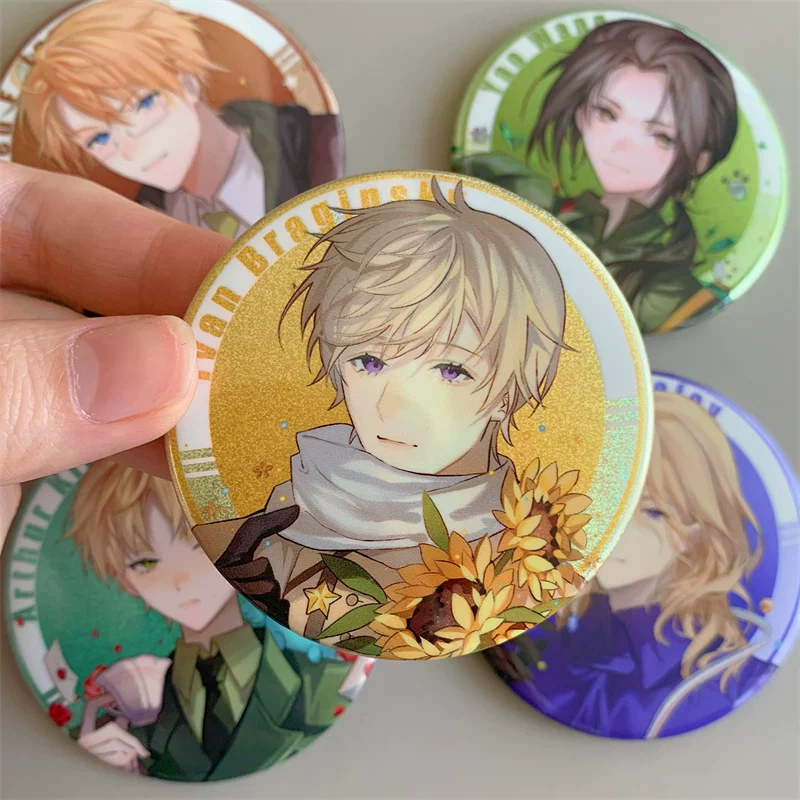 Ключодержатель персонажей APH Hetalia 팬 Periphery Wang Yao Arthur Значок Барджи Оригинальный подвеска