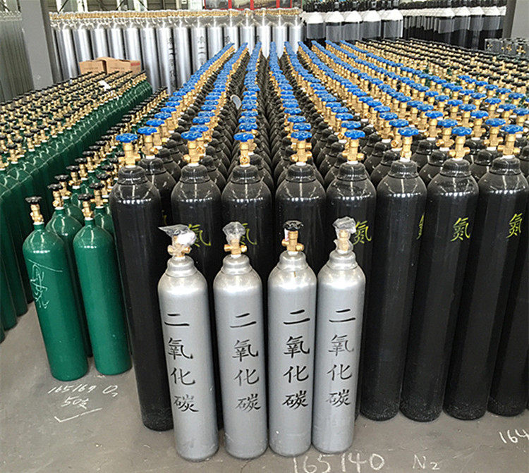 Industrial oxygen cylinder 40liter high pressure oxygen tank 10L15L