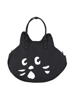 Spot NE-NET big meow~ ~ ~ Face zipper large handbag Hand bag Shoulder bag
