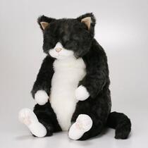 Japan direct delivery Cuddly super cool cute Somegoro black gray and white squinting cat plush doll toy