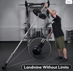 Training Rack T-Bar Stand Rowing Hack Deadlift Rack Tube Rack Landmine Rack Barbell