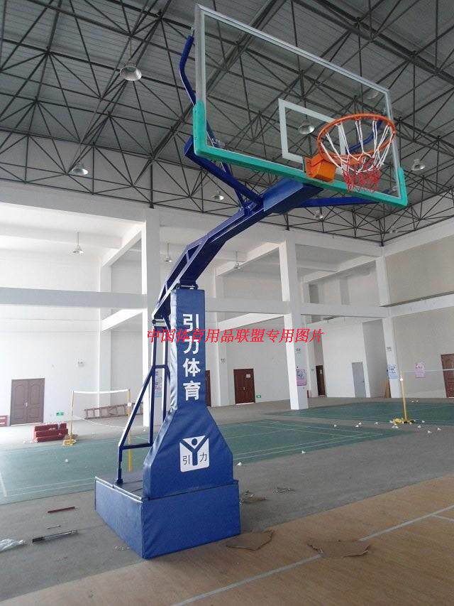 Scale basketball frame Hydraulic folding basketball rack Mobile basketball rack indoor mobile basketball rack