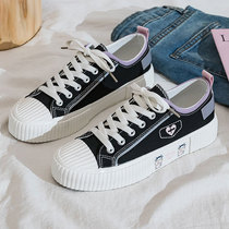 Canvas shoes women 2021 new shoes ins tide students Party cute Japanese soft sister casual sneakers V board shoes