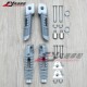 Suzuki GSXR600/750/1000 GSX1300 SV650 GSX-S750 1000 전면 및 후면 발 페달에 적합합니다.