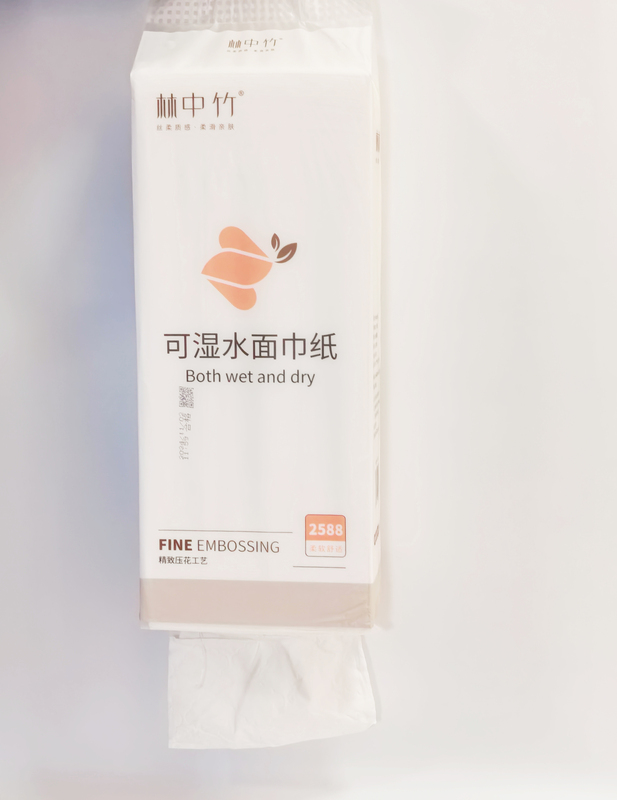《Bamboo in the Forest》 Hanging Tissue Paper for Household Use, Economical Pack of Napkins (4 Packs with Free Shipping)