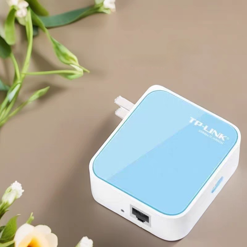 Tp-Link Tl-Wr800N Mini Wireless Router for Home Use, 300m Wall-Penetrating Repeater, Bridge Wired to Wireless