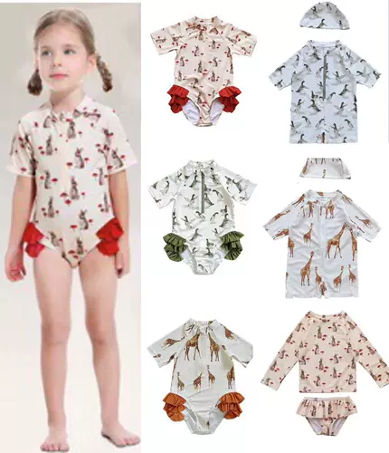 Брендовый летний мультяшный термометр подходит для мужчин и женщин, быстросохнущий детский мягкий купальник