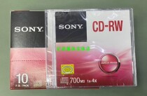 Sony CD-RW blank burning disc Sony rewritable disc 1-4 speed disc monolithic price Made in Taiwan