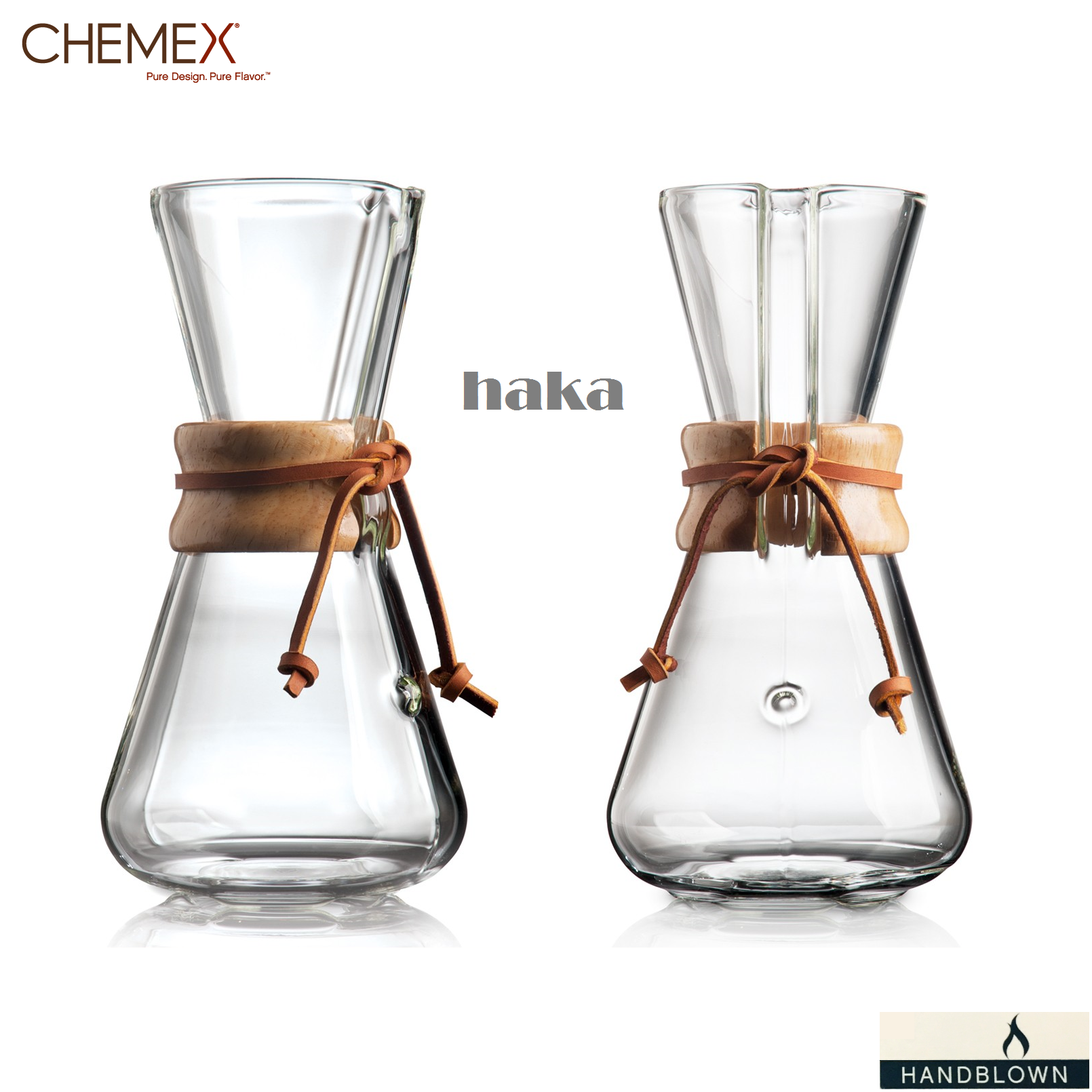 US Imports Chemex Handblown Handmade Series Handmade Coffee Filter Pot