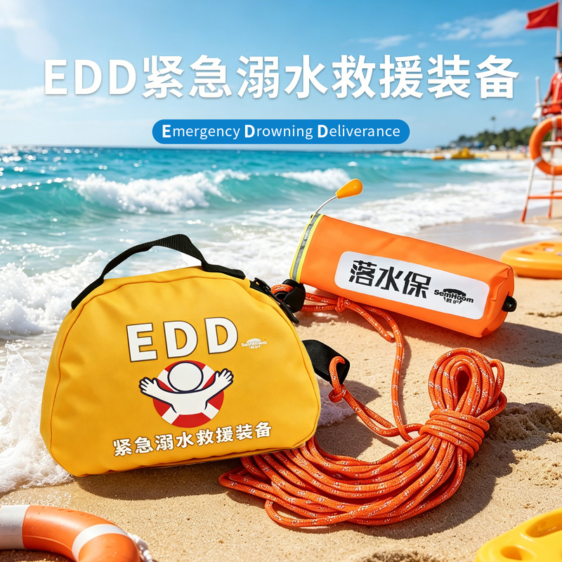 Edd Emergency Drowning Rescue Equipment Edd Vehicle-Mounted Rescue Kit Automatic Inflatable Lifebuoy for Water Rescue