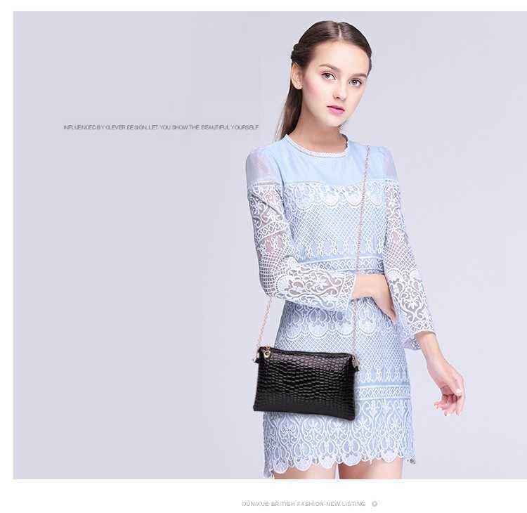 Túi Messenger túi vai túi túi xách túi lady purse mô hình cá sấu thời trang giải trí túi xách nữ đeo chéo
