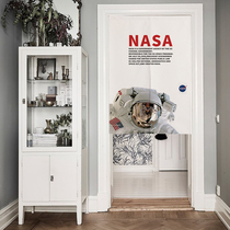 Minimalist space series ins doors curtain cloth curtain home cotton linen half-curtain toilet bedroom partition curtain kitchen blinds