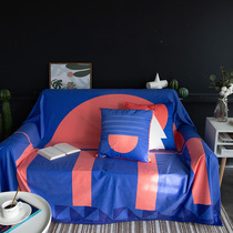 Abstract Geometry Nordic cloth Sofa Towel full cover Dust-proof sofa cover towels modern minimalist sofa cover cloth towels