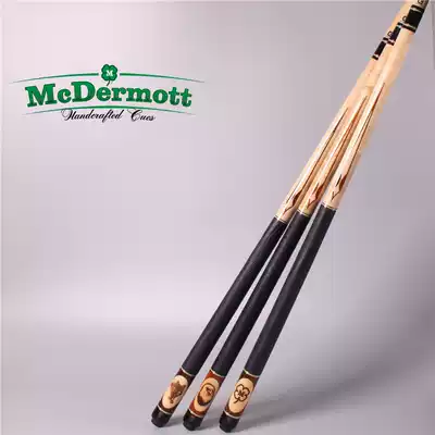 Pool club big head MCDERMOTTCUE American Plum Blossom Wood 13mm Chinese style black eight billiard club nine ball bar