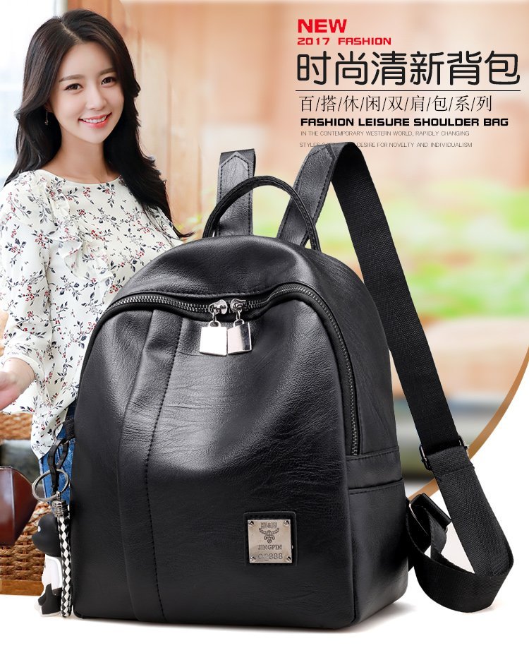 Ba lô nữ 2018 mới Hàn Quốc giản dị túi xách nữ ba lô thời trang hoang dã gió nhỏ balo cho bé gái