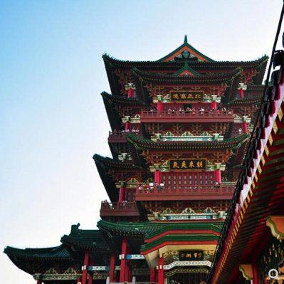 DandeLion postcard original scenery Tengwang Lansheng Tengwang Pavilion Nanchang