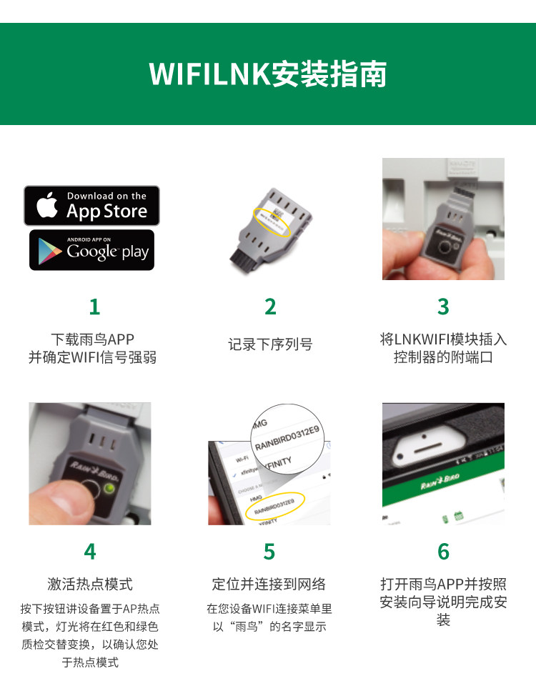 Original imported American Rain Bird solenoid valve controller ESP-RZX4 Station 8 station intelligent irrigation controller