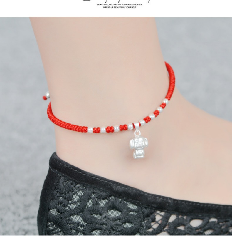 Chaine de cheville Femme CENTURYHOT en Argenterie - Ref 3101416 Image 18