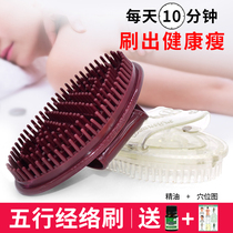Full body meridian brush Leg body massage brush Calf artifact Essential oil Capricorn scraping instrument Five elements tendon meridian brush