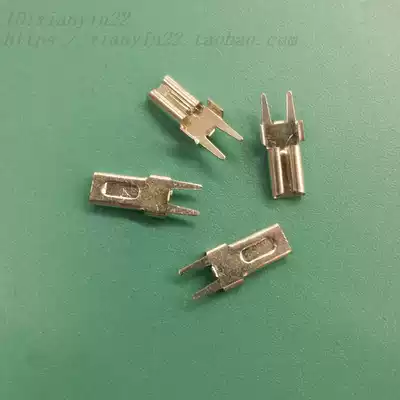 Inner width 2 8mm plug spring terminal PCB plate welding female connector lug suitable for 0 5 insert copper tin plating