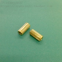 Model M2 * 6 copper isolation column round knurled straight flower cushion high column M2 national standard thread height 6MM 1 hundred