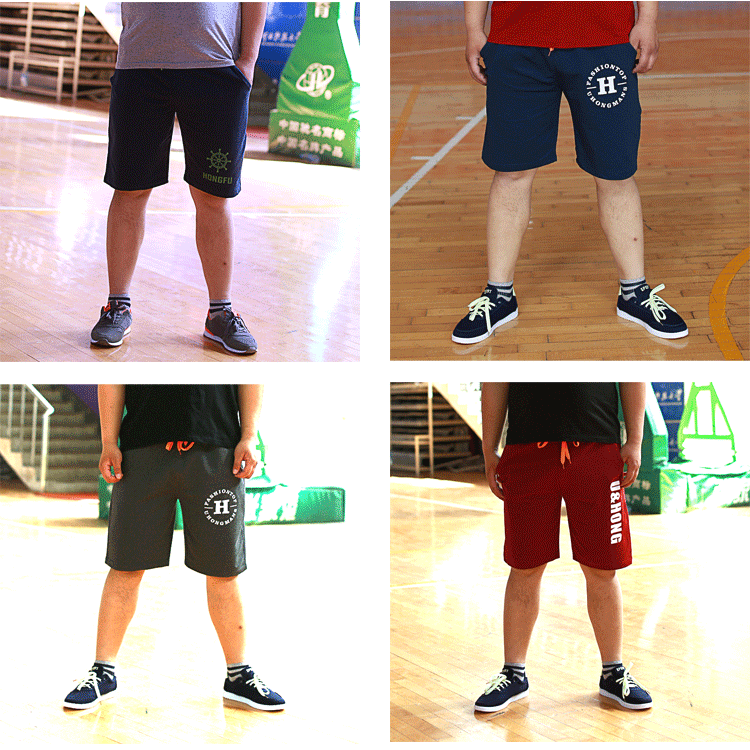 Youhong kích thước lớn giải phóng mặt bằng nam bán quần short kích thước lớn giải phóng mặt bằng cộng với phân bón để tăng quần short nam quần short thể thao lỏng quần baggy nam
