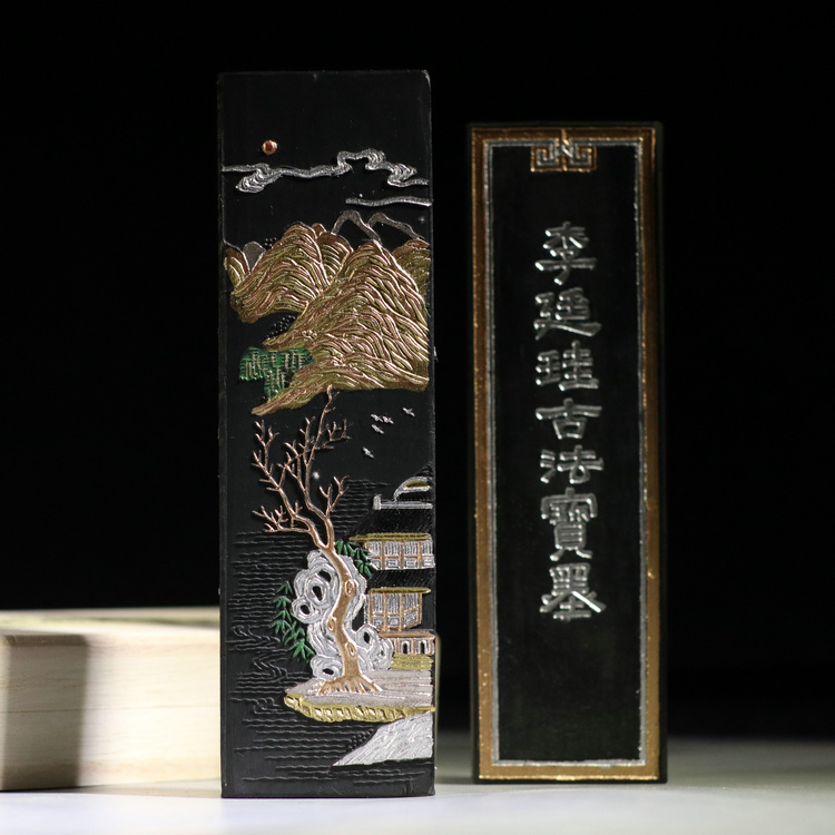 Two-two-tung oil smoke Li Ting-Si Ku Fabu Ink emblems the old Hu Kaiwen emblem ink painting and calligraphy and calligraphy and painting and calligraphy and painting and calligraphy and painting