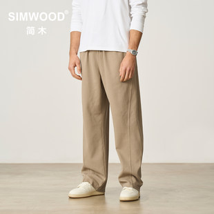 SIMWOOD/Весёлое дерево [BAGGY стиль] 340 г ультра‑свободные, толстые джинсовые спортивные скимитарные спортивные штаны