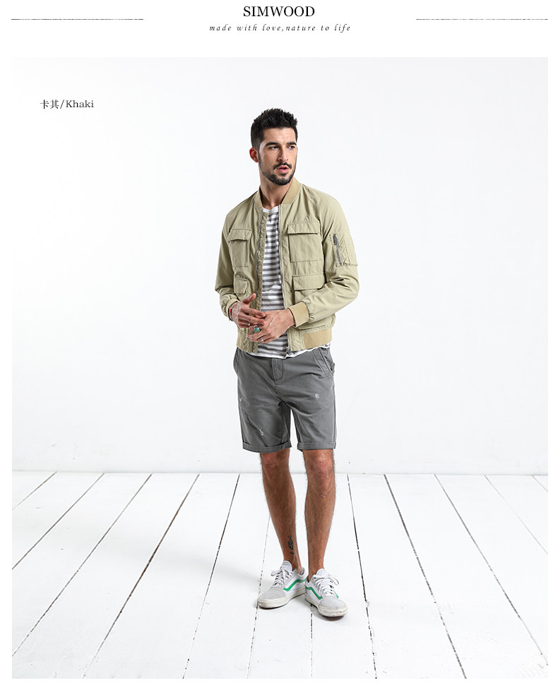 Blouson homme SIMWOOD manches longues en Coton - Ref 3118995 Image 16