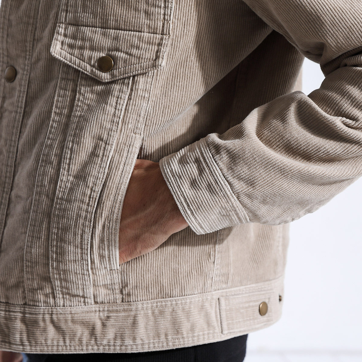 Blouson homme SIMWOOD manches longues en Coton - Ref 3118023 Image 5