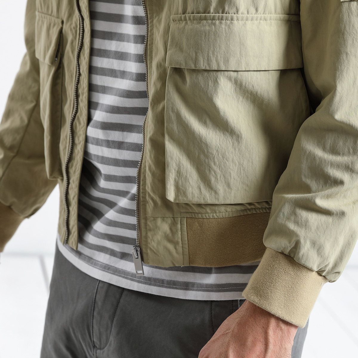 Blouson homme SIMWOOD manches longues en Coton - Ref 3118995 Image 5