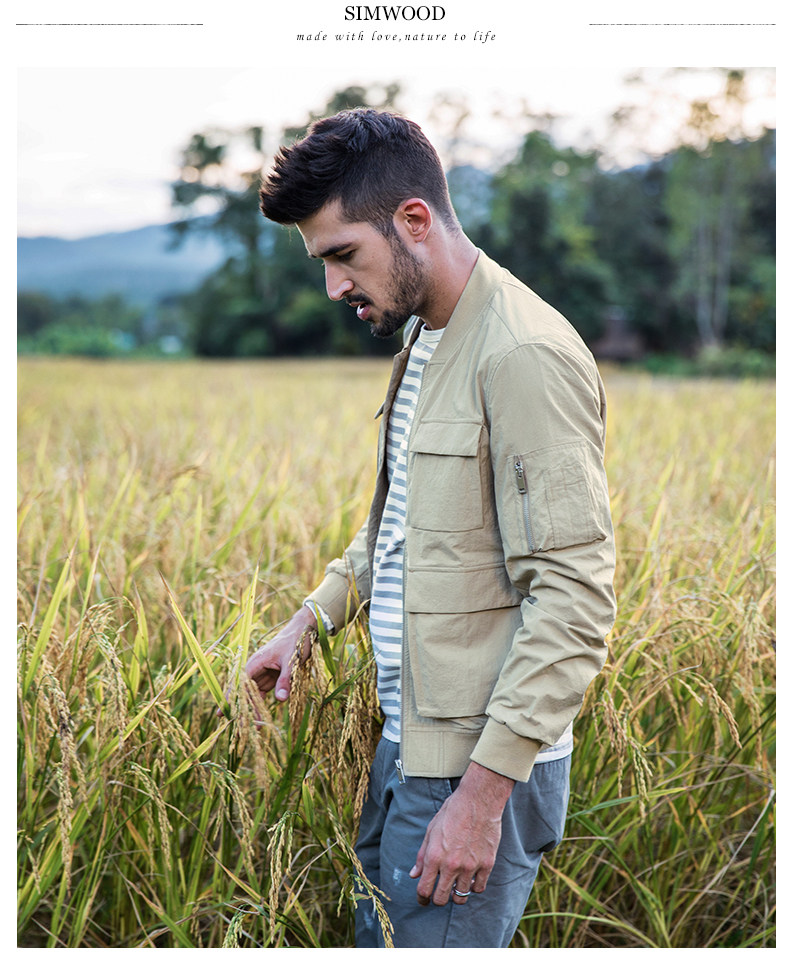 Blouson homme SIMWOOD manches longues en Coton - Ref 3118995 Image 11