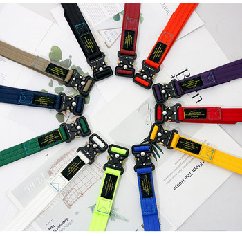 Work pants extended narrow eye buckle belt