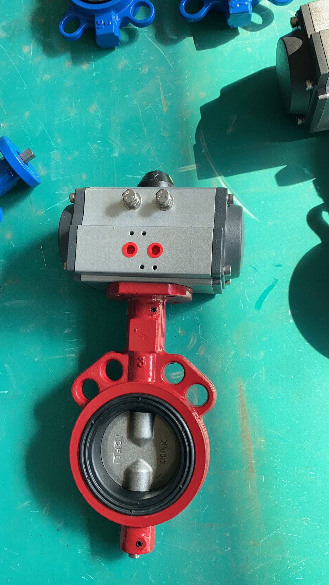 Pneumatic butterfly valve D671-16 pair butterfly valve Pneumatic ball valve DN50-200