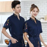 Комбинезон подходит для мужчин и женщин, китайский стиль, короткий рукав