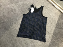 Original single summer comfortable thin stretch sweat-absorbing slim fit I-word wild large size hurdler mens vest B048